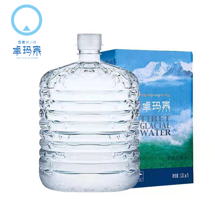 组合购-卓玛泉12L桶装水5桶+冰川水330ml*24瓶/1箱（直接配送）